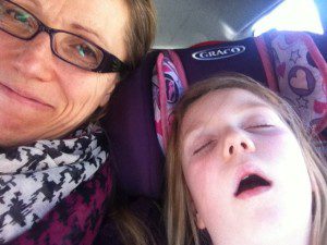 Family vacations-Overcome by the excitement of the road