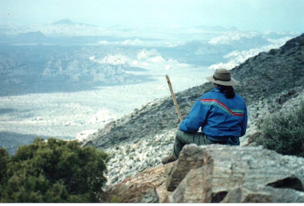 Ryan Mountain viewpoint-Joshua Tree National Park-experiencing joy