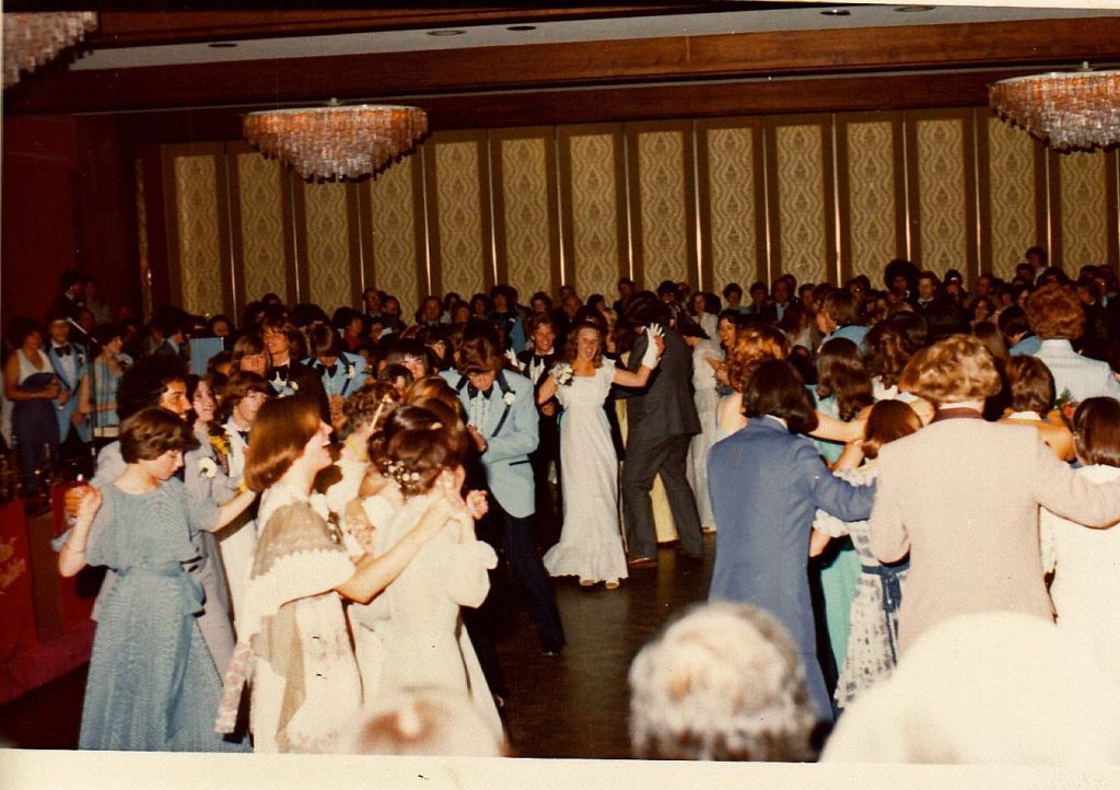 Graduation day 1977, a the Airport Hilton. Party on!