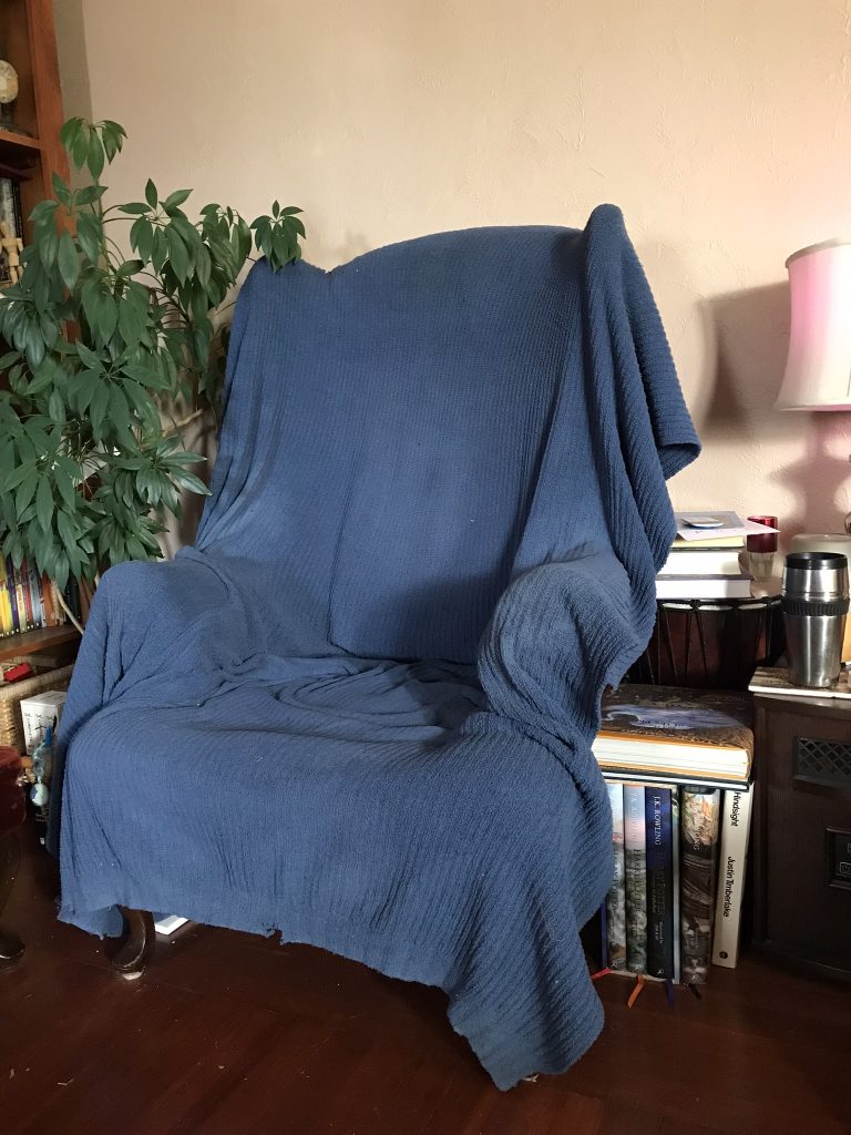 my wacky writing process-my writing chair