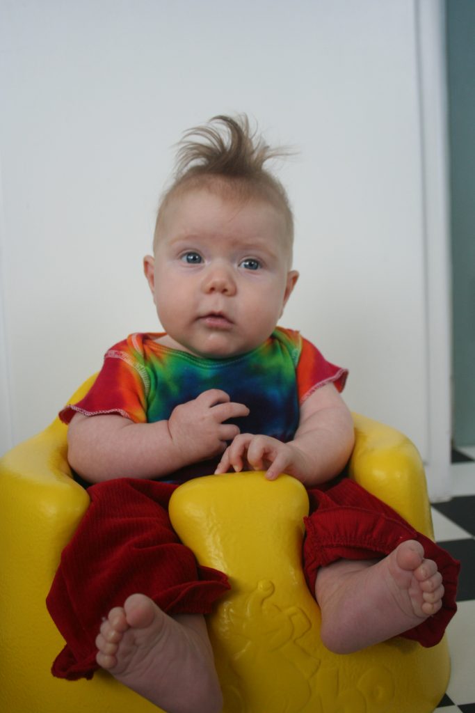 Good hair genes-Beth-Rose and her first hairdo