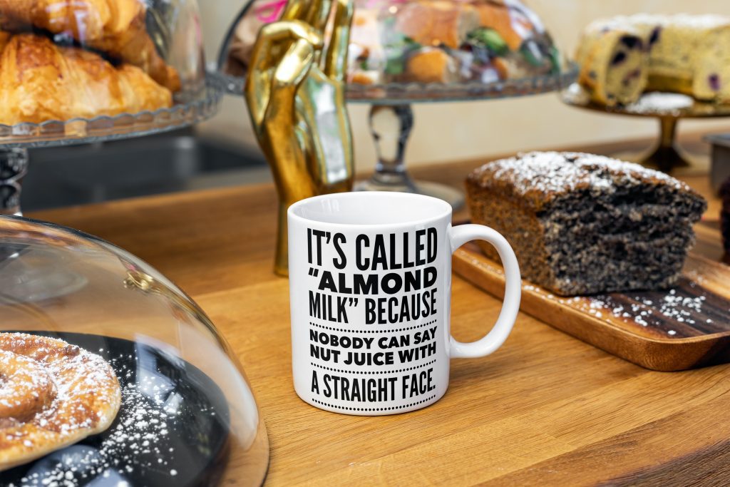 Almond milk mug-my little etsy shop