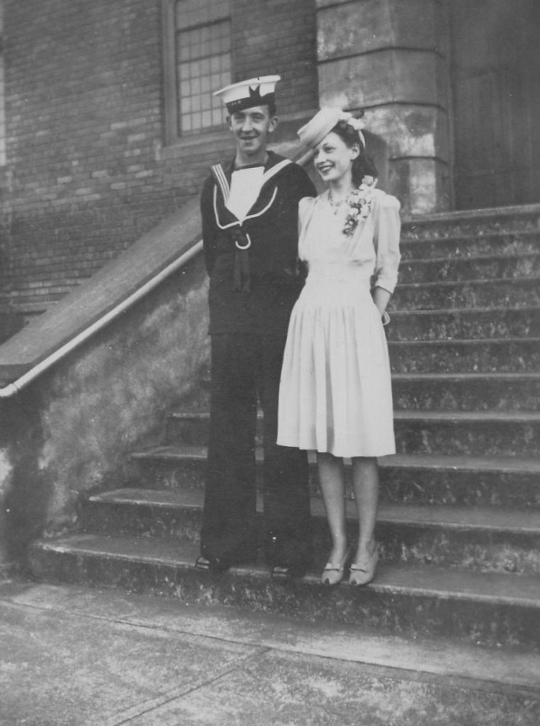 Remembrance Day matters-mom and dad's wedding day