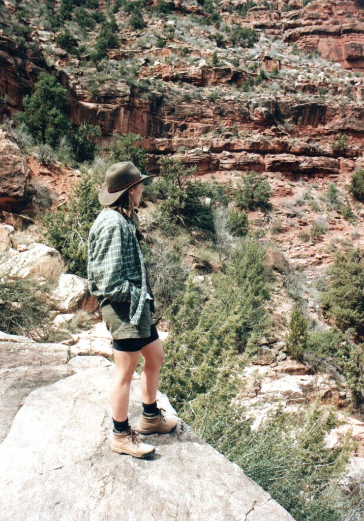 the ultimate southwest road trip-Heather in the Grand Canyon