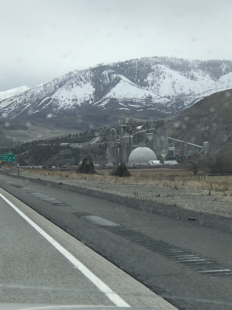 Welcome to Durkee. The only cement plant on Oregon. Located along the route of our crazy road trip.