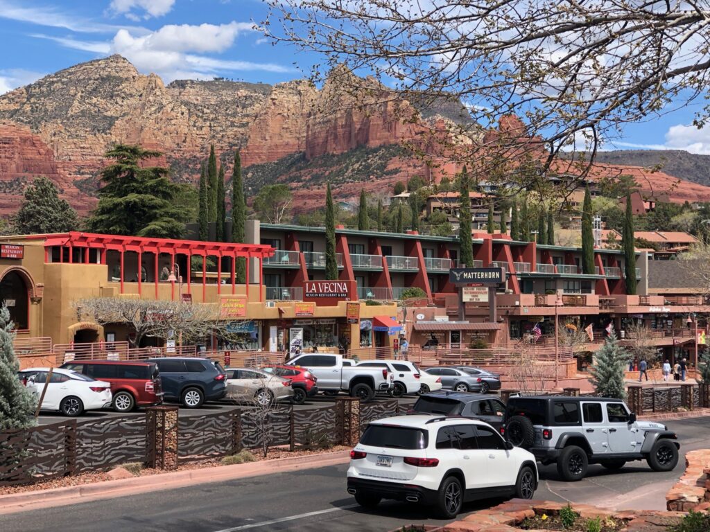 Downtown Sedona-gateway to beautiful hikes