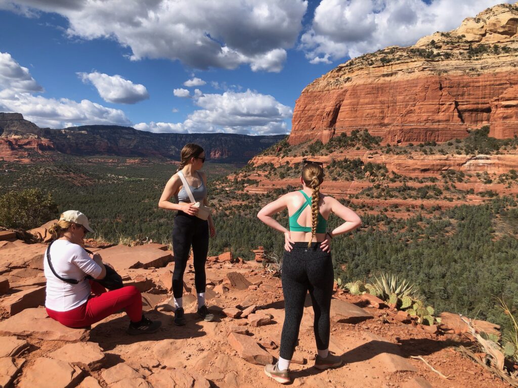 Beautiful hikes in Sedona-just below The Devi's Bridge
