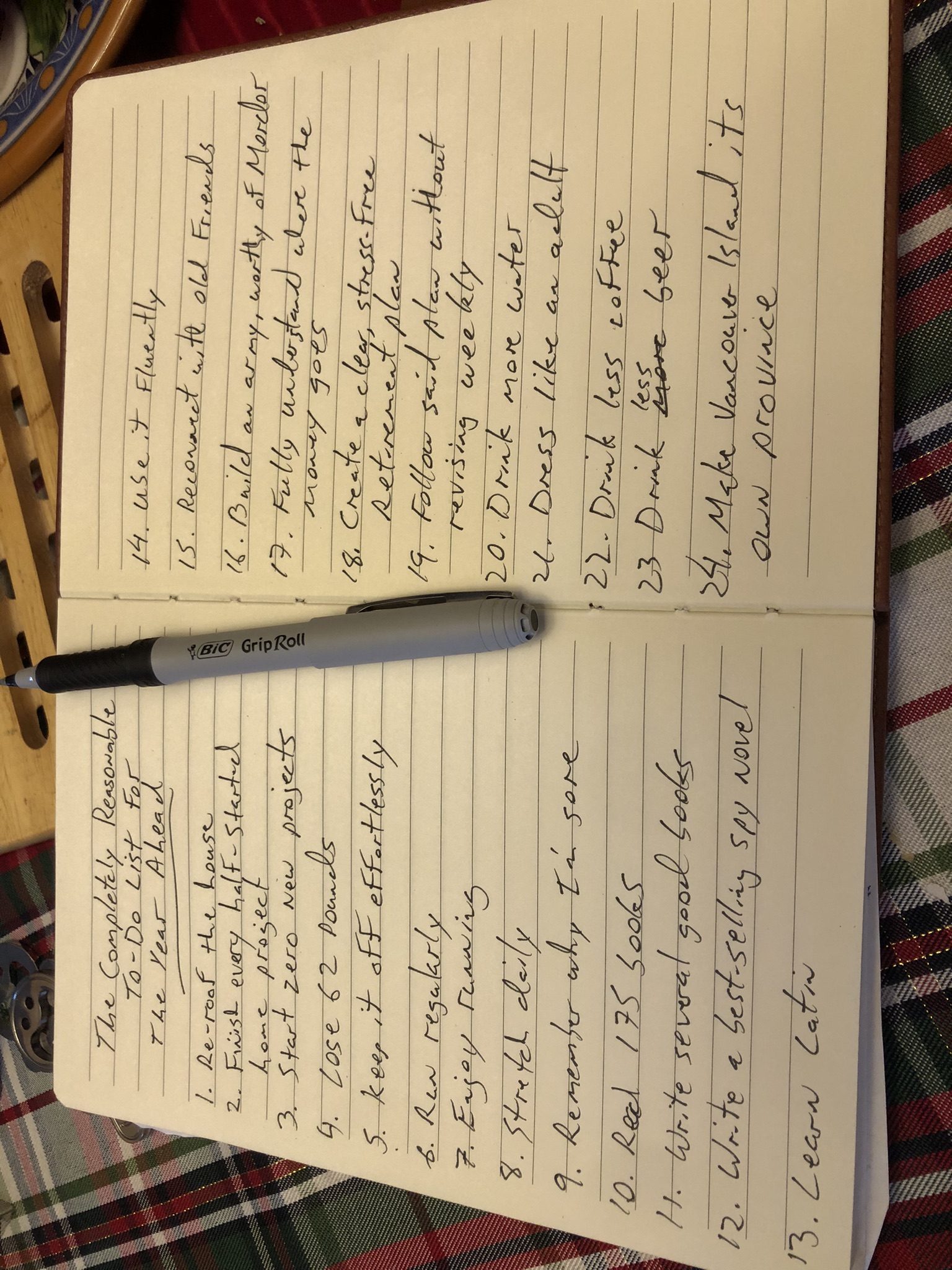 the year ahead-my completely reasonable to do list