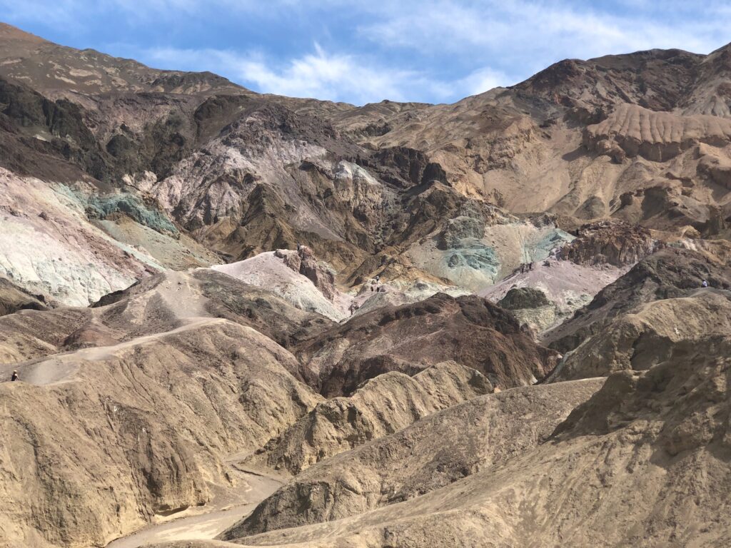 Artist Palette in Death Valley-death valley road trip