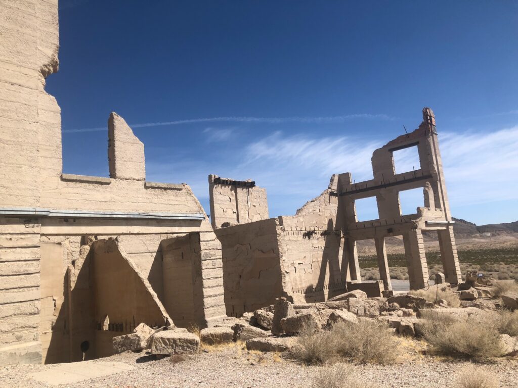 Rhyolite ruins-Death Valley road trip