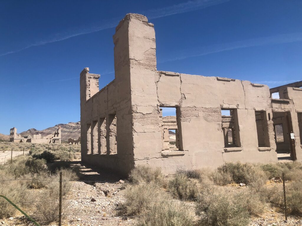 Rhyolite ghost town-Death Valley road trip