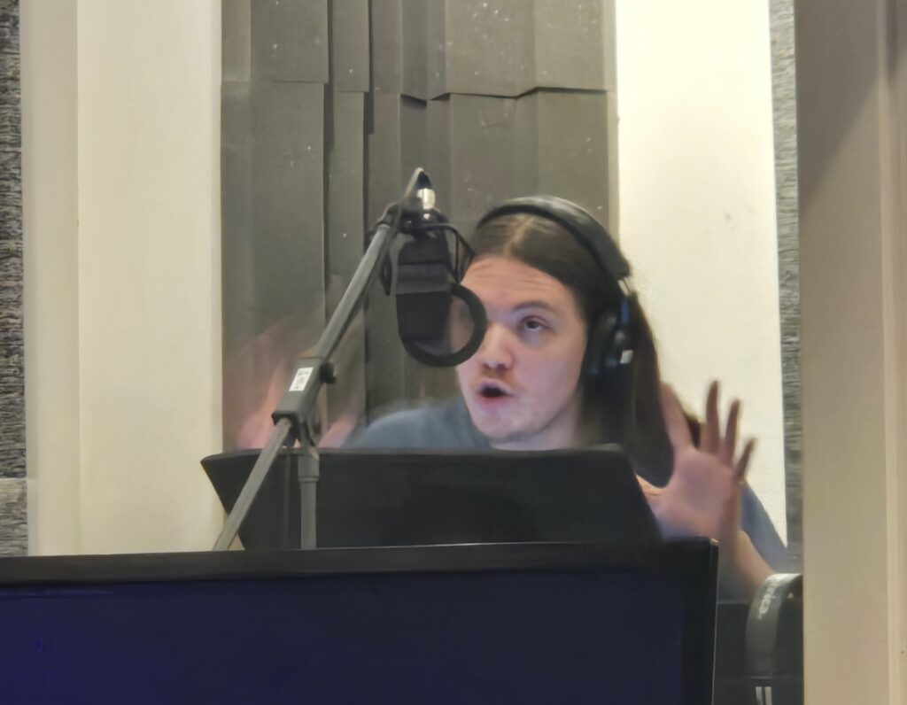 preparing for the empty nest. Zachary in the voice studio